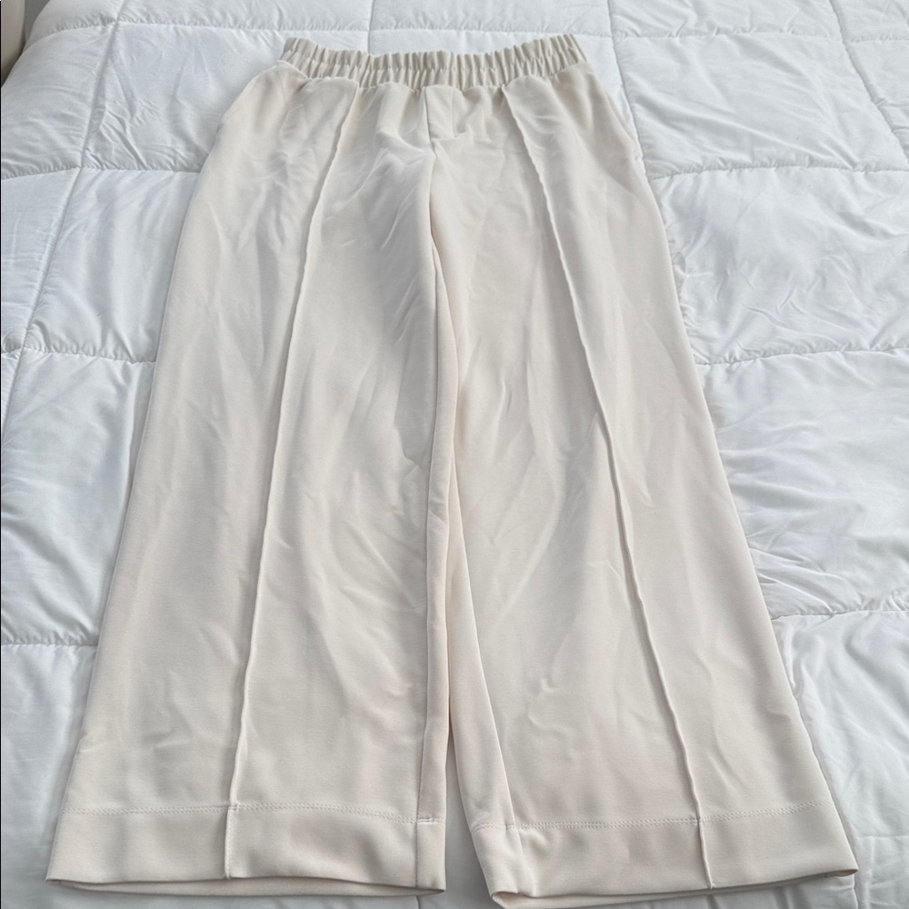 a new day Wide Leg Pants in Light Cream